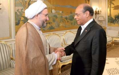 Ayatollah Araki meets Tunisian President