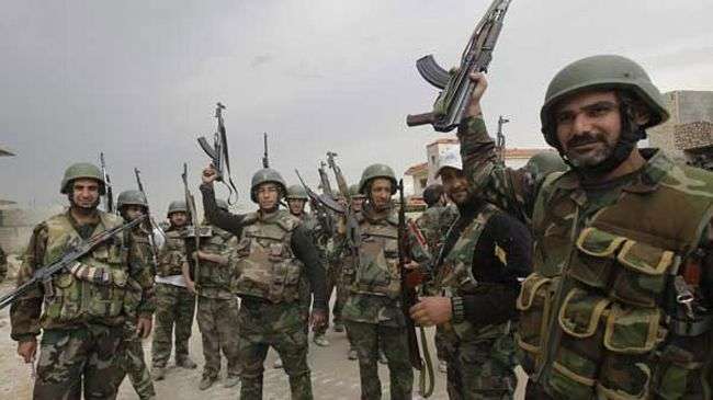 Syrian army keeps repelling militants near capital