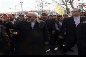 ظريف: مسيرات ١١ شباط اكدت انه لايمكن التحدث مع الشعب الايراني بلغة التهديد والغطرسة