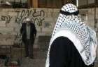 Palestinians protest against Israelis vandalism