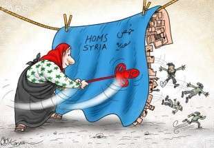 خانه تکانی در حمص سوریه