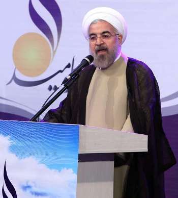 الرئيس روحاني : سنتصدى للاهراب والاعمال الاجرامية في المنطقة والعالم بكل قوة