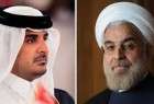 روحاني يدعو الى وضع حد لجرائم الارهابیین فی اتصال هاتفی مع امیر قطر
