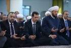 Assad leads Eid al-Adha prayers in  public appearance