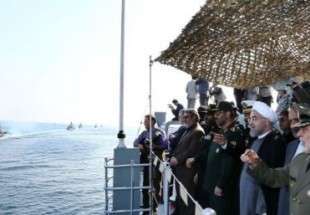 اختتام المناورات اليوم باستعراض يحضره الرئيس روحاني