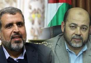 دیدار دبیرکل جهاد اسلامی با یکی از اعضای ارشد حماس