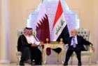 وزير الخارجية العراقي ونظيره القطري