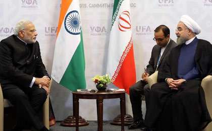 دیدار نخست وزیر هند با رئیس جمهور کشورمان در روسیه