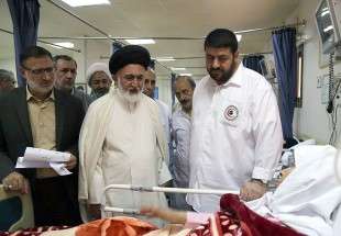 عيادت سرپرست حجاج ايراني از مصدومان حادثه مكه