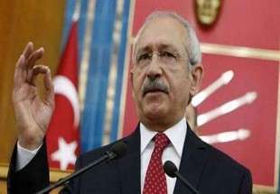 رئيس حزب الشعب الجمهوري التركي المعارض كمال كيليتشدار أوغلو