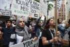 تظاهرات مردم آمریکا در حمایت از مردم فلسطین