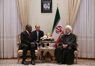تأکید روحانی بر ضرورت همکاری ایران و آفریقای جنوبی در مبارزه با تروریسم