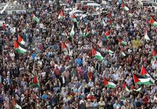 تظاهرات گسترده فلسطینیان در نوارغزه