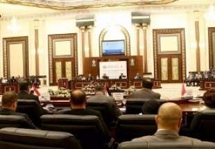 افتتاح الدورة الثامنة عشر للجنة العامة لاتحاد برلمانات الدول الإسلامیة