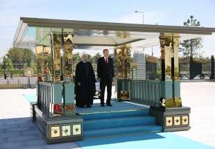 استقبال رسمی رییس جمهوری ترکیه از روحانی