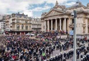 تظاهرات مردم بلژیک علیه نفرت پراكنی مذهبی