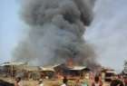 آتش سوزی در اردوگاه آوارگان مسلمان میانماری