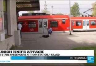 یک کشته درحمله به مسافران ایستگاه راه آهن مونیخ