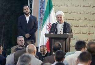 Ayat. Rafsanjani calls for all-out support for Palestinians
