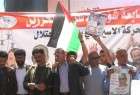 راهپیمایی در حمایت از اسیران فلسطینی  