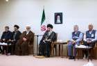 لقاء مسؤولي اللجنة المركزية لاحصاء النفوس العامة في دورته الثامنة مع قائد الثورة الاسلامية  
