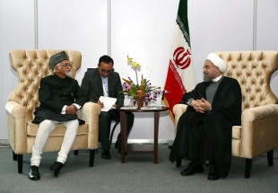 روحاني : تعاون طهران ونيودلهي يخدم مصالح الشعبين والمنطقة