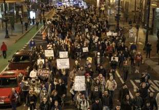 Protesters across the U.S march to protest Trump