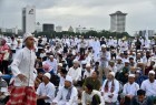 تظاهرات گسترده مسلمانان اندونزی علیه فرماندار جاکارتا