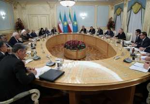 توافق روسای جمهوری ایران و قزاقستان برای حمایت بیشتر از ارتباط بخش های خصوصی/امضای پنج سند همکاری بین تهران و بیشکک