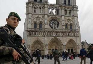 تدابیر شدید امنیتی در کلیساهای فرانسه در آستانه سال نوی میلادی