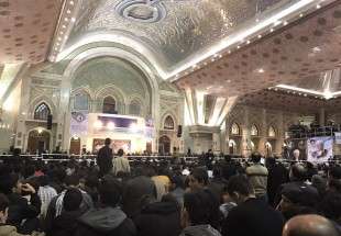مراسم شب هفت ایت الله هاشمی رفسنجانی در مرقد مطهر امام