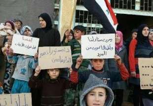اهالی شهرهای فوعه و کفریا خواستار شکستن محاصره این دو شهر شدند/ کنترل ارتش سوریه بر منطقه‌ای از حومۀ تدمر