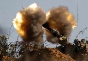 حمله توپخانه‌ای رژیم صهیونیستی به پایگاه مقاومت در غزه
