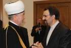 السفير الايراني ورئيس مجلس الافتاء في روسيا يبحثان احداث العالم الاسلامي