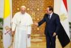 سفر پاپ به قاهره تأکید بر اهمیت گفت‌وگوی ادیان است