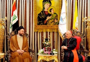 رئیس کلیسای کاتولیک عراق با سید عمار حکیم دیدار کرد
