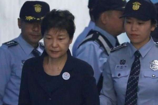 Former South Korean president Park Geun-hye on trial for corruption  