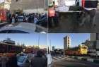 ارتفاع عدد المصابين جراء اصطدام قطاري انفاق في طهران الى 48مصابا