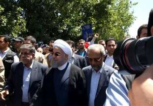 Le président iranie participe à la marche pour soutenir la Palestine