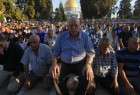 حضور بیش از 150 هزار فلسطینی در آخرین نماز جمعه ماه رمضان مسجد الاقصی/ برپایی باشکوه راهپیمایی روز جهانی قدس در نوار غزه