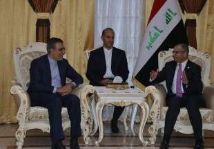 دیدار جابری انصاری با سلیم الجبوری و تأکید بر ادامه همکاریهای ایران و عراق