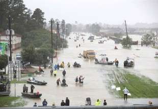 ٹیکساس سمندری طوفان / 5 لاکھ افراد امداد کے منتظر
