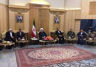 فور وصوله إلى طهران روحاني: العلاقات الايرانية التركية دخلت مرحلة جديدة