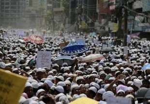 مظاهرات في بنغلاديش لإدانة قتل المسلمين في ميانمار