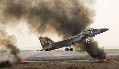 الاحتلال الاسرائيلي يقصف بطارية سورية مضادة للطائرات