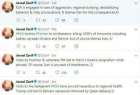 ​واکنش توییتری ظریف به استعفای سعد حریری