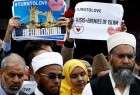 London Muslims in demonstration of solidarity after the 3 June London Bridge militant attack (AFP)