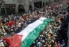 مئات المتظاهرين وسط العاصمة المغربية يوقعون ميثاق القدس عاصمة العرب والمسلمين
