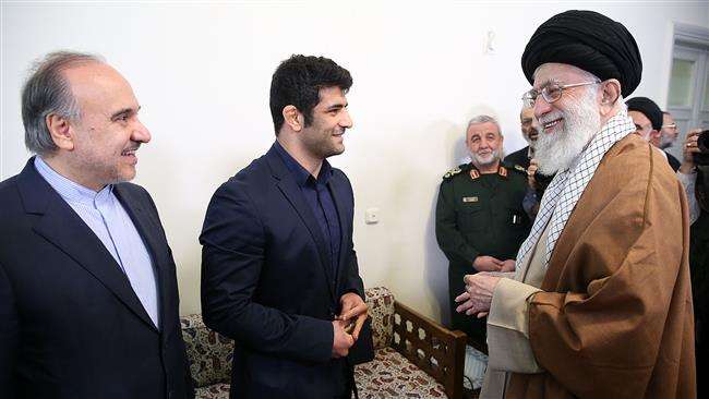 S. Leader lauds Iranian wrestler’s sportsmanship