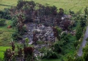 Myanmar bulldozing villages, erasing Rohingya Muslim history